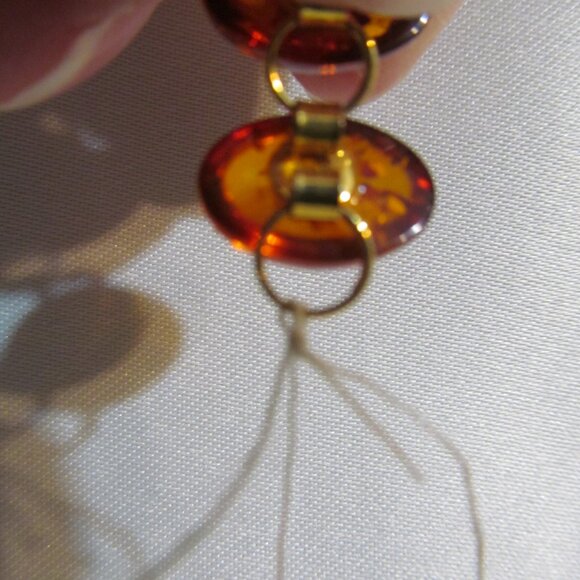 NWT Russian Baltic Amber Bracelet w Amber Light Янтарный свет Russian Tag 8" - Picture 13 of 15